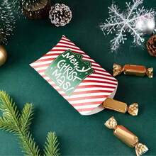 6 buc/12 buc/24 buc aleatorii Crăciun Kraft cadouri bomboane cutie ciocolată ambalaj alimente cadou ambalare gustare Anul Nou petrecere consumabile