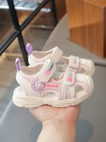 Toddler Baby Anti-Kick Sandals, Summer New Kids Girl Walking Shoes, Korean Style Boys Beach Shoes, Soft Bottom Functional Shoes