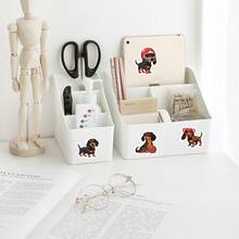 500 件腊肠犬贴纸卷卡通腊肠犬礼物可爱贴纸美学贴纸狗贴纸文具贴纸乙烯基防水贴纸适用于水瓶、电脑、笔记本电脑、手机、行李箱、笔记本、冰箱 - 彩色 - 查看 8