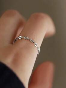 1 PC Simple 925 Sterling Silver Rings Wedding Jewelry For Women Fine Jewelry - 1# - View 17