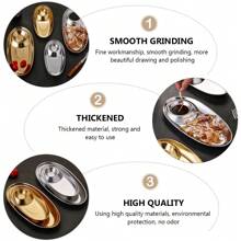 1PC Customized Snack Plate French Fries Elliptical Plate Simple Dip Plate Seasoning Plate