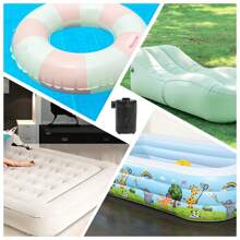 1 Pc Outdoor Portable Wireless Electric Air Pump, Can Inflate Air Mattresses, Sofas, Water Floats, Swimming Rings, Vacuum Compress Clothes & Quilts