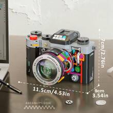 Creative New Digital Camera Building Block Model, Retro Camera Series DIY Assembly Particle Building Blocks, Suitable As Ornaments, Birthday Gifts
