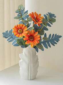 1 个人造花瓶，波西米亚风格花瓶精致奢华花瓶，客厅、卧室、餐厅、浴室。