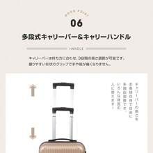 Suitcase, Carry-On, Carry Case, Equipped With TSA Lock, Carry Bag, Ultra-Lightweight, Large Capacity, For School Trips, Overseas, Domestic Travel, Business Trips, Sc101