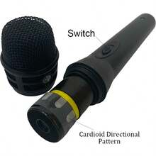 KSM8 Cardioid Microphone For Videoke Dynamic Plastic Wired Karaoke BBOX Recording Vocal Microphone For PC Stage Singing - Black - View 6