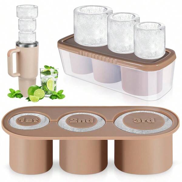 Scyfreid Cooking Life High-Quality Silicone Material Ice Cube Tray For Cup Easy To Demoulding No Melt Quickly Icecubetray