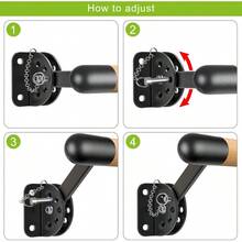 100300cm Ballet Barre Adjustable Wooden Dance Stretching Bar Wall Mounted Home Barre Workout Equipment With Metal Support Bracket Holder For Girls And Adults 4cm Diameter - 200cm - View 5