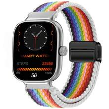 磁力环兼容小米红米手表 4 5 表带可调节编织运动尼龙替换手链 Miband 8pro 9pro 表带 - for Redmi Watch4/5/Mi Band 8/9 Pro - 查看 20