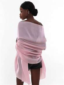 1 chiếc khăn choàng/khăn quấn Cashmere trơn màu 70*200cm dành cho nữ, thích hợp cho váy dạ hội, như khăn lụa voan, thích hợp cho trang phục cưới cô dâu mùa thu dành cho phụ nữ - Nhiều màu - Xem 15