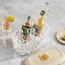 1pc Ice Cube Mould 8/28/56 Grids Ice Cube Tray With Lid With Ice Scoop And Storage Box Summer Home Kitchen Essential Ice Maker