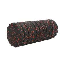 High Density EPP Foam Yoga Roller For Deep Tissue Muscle Massage Black 3D Massage Zones For Full Body Relief Odor-Resistant Design Full Body Roller