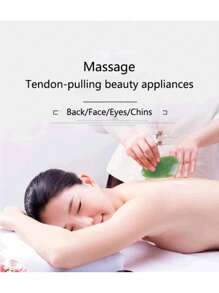 Barra de masaje de acupresión facial, raspador de masaje facial y de belleza para los ojos (no de cuerno de buey), bolígrafo de masaje de meridianos para todo el Body