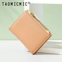 Korean Ins-Style Women's Wallet With Double-Zipper Multiple Card Slots Coin Pocket Short Style For Women Wallet Mini Wallet Purse Wallet Small Wallet Wallet Men Wallet Leather Cute Wallet