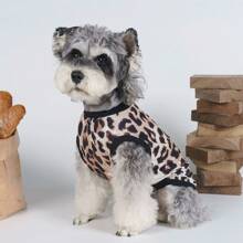 2025 Latest Leopard Print Pet Vest, Breathable & Comfortable Summer Indoor/Outdoor Vest For Small/Medium Dogs & Cats