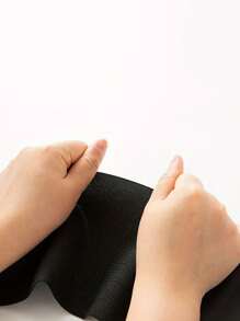 1pc Women's Solid Black Tie-Up Waist Belt, Suitable For Daily Outfit And Halloween Women Corset Belt For Dress,Waist Trainer Waist-Shaping For Waist Slimming And Tummy Control