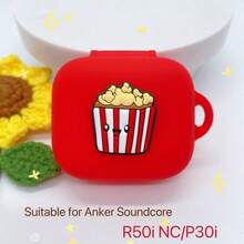 Funda protectora de silicona suave adecuada para Anker Soundcore R50i NC/P30i - Carcasa blanda de silicona - Ver 11