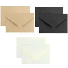 200 Stücke Mini Kraftpapier-Umschläge 4.13" X 2.75" braune Geschenkkarten Einladungen Visitenkarten Mini Grußkarten, Mini-Umschläge, kleine Umschläge, Faltkarten für Geldgeschenke, Dankeskarten, Einladungen Rückkehr zur Schule