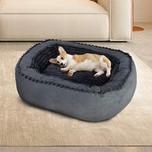 Large Dog Bed, Removable & Washable, Breathable Fabric, Bite-Resistant Filling, Suitable For All Seasons, Oeko-Tex & Sedex Certified Textile Factory Source - Multicolor - View 7