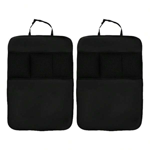 Organizador para el asiento trasero del auto, bolsa de almacenamiento con soporte de mesa para accesorios de viaje
