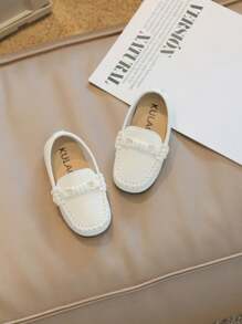 1 Pair New Solid Color Retro Casual Soft Bottom Wear-Resistant Flat Shoes