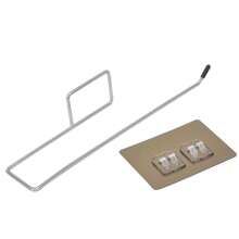 1 pieza Estante de acero colgante para pañuelos de puerta o gabinete, adecuado para otros lugares como la cocina, la sala de estar, el baño, etc.