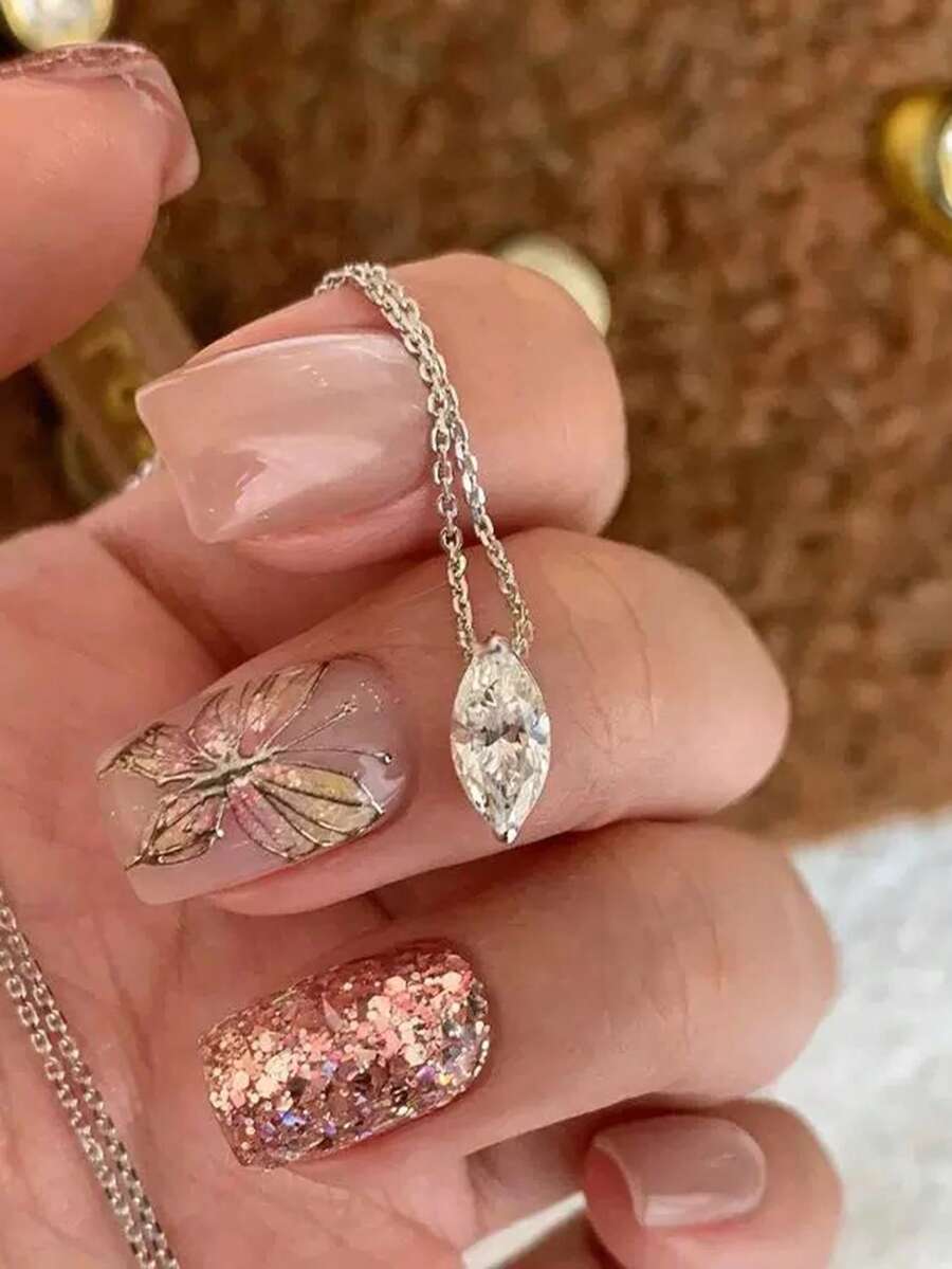 1pc S925 Sterling Silver Minimalist Geometric Pendant Necklace, Elegant Quality Jewelry For Women, Boho Fashion Silver Accessory, Gift For Lover - Silver - View 1