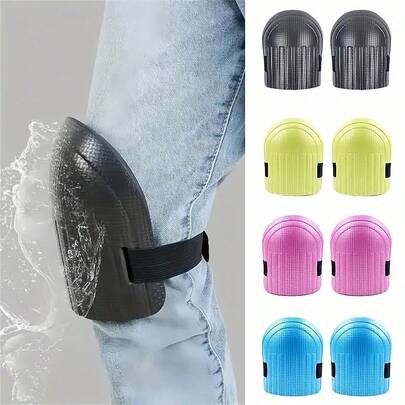 1 Pair Soft EVA Foam Knee Pads For Knee Protection, Kneepads And Knee Sleeve With Loop Straps, Waterproof Anti-Slip Protective Kneeler For Gardening, Consrtruction, Painting, Cleaning, Outdoor Sports, Yoga Gym Accessories Knee Support Sports Knee Pads Gym Knee Pads