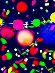 800pcs Fluorescent Confetti Rounds - Five-Color Glow-In-The-Dark Table Decorations For Parties, Weddings, Birthdays - Modern Style, Can Be Hung, Universal For Festivals, No Electricity Or Batteries Required, Fluorescent Paper Dots For Night Parties, Events And Celebrations, - Multicolor - View 7
