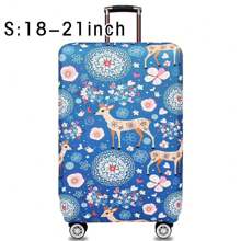 Luggage Cover Travel Case Cover For 18 To 32 Inch Luggage Protector Cases For Outdoor Travel Business Fashion Graphic Pattern For Men Women Travel Accessories Polyester Suitcase Elastic Dust Covers Student Back To School Stuff, Ideal For Outdoor And Holiday Travel, Luggage Protection|Vibrant Design|Elastic Fit, Luggage Travel Accessories