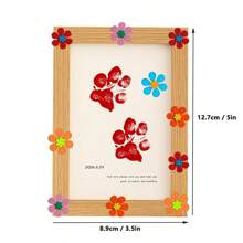 Adesivi per fiori in schiuma vibranti, di vari colori, superficie opaca, fiori in gomma autoadesivi, adatti per progetti fai-da-te e artistici, pannelli decorativi ed esplorazione creativa, adesivi per pareti con fiori, kit fai-da-te per cornici foto