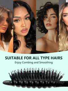 1pc/2pcs New Curling Brush, Brush Define Styling Brush For Curly Hair, Effortlessly Defined Curls, Waves & Coils, Reduces Frizz, Suitable For All Styles And All Women's Curling Hair