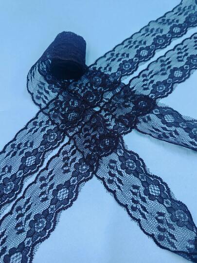 4cm Wide Lace Shoelaces, Fashionable Hollow Floral Lace Design, Aesthetic
