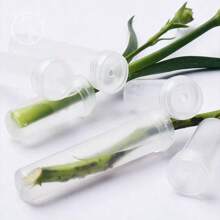 50/30/20/10/5pcs Flower Water Tubes 2.8 Inch Plastic Water Tubes For Flowers Floral Vials With Caps For Decoration Flower Arrangement Gifts Birthday Graduation
