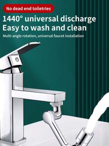 A Versatile Faucet Aerator With Adjustable Water Flow, Easy-To-Install Faucet Extender, Rotating Multi-Functional Faucet Extender With Two Spray Modes, Suitable For Kitchen And Bathroom.
