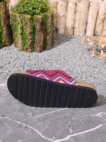 Lightweight, Thick, Flat Soft Bottom Soft Leopard Print Beach, Outdoor, Home Increase Height Slippers