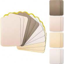 6/12/15 feuilles de qualité premium de patchs à repasser en tissu pour l'intérieur et l'extérieur. Colle la plus résistante. Kit de réparation et de décoration en bleu, gris, beige, brun, jaune, rouge, vert