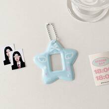 1-Inch Colorful Stars & Bow Design Card Holder, Celebrity Fan ID Display Frame For Idol/Girl Photocards - Multicolor - View 12