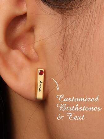 Fashionable Necklace, Customized Birthstones And Names, Anniversary/Valentine's Day/Friend/Mother's Day/Birthday Gift