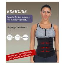 Women Waist Trainer Belt Waist Cincher Trimmer Sauna Slimming Belt Sports Girdle Belt Tummy Control Belt Body Shaper Belt Abdomen Workout Equipment Exercise Waist Belt Suitable For Workout Home Sports And Walk
