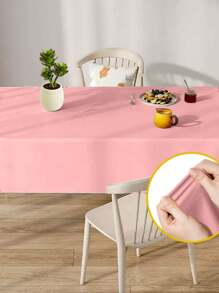 Solid Color Waterproof Oilproof Tablecloth For Birthday Party, Modern Style Dining Cloth, 4 Colors Table Cover Tablecloth Placemats Batch