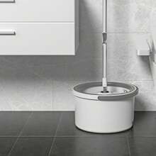 Mop cu găleată cu autocurățare, fără spălare manuală Mop plat folosit acasă Instrumente de curățare Mop rotativ