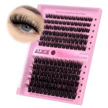 280Pcs Wispy Individual Lashes DIY Eyelash Extensions 8-16MM Fluffy D Curl Lash Extensions Lash Clusters 80D Cluster Eyelashes DIY At Home By ALICE - G22-Fluffy - View 2