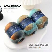 1 Bag (300g) Rainbow Gradient Long Dyeing Wool Yarn For DIY Hand Knitting, Used For Making Women's Shawls, Hats, Scarves And Sweaters. 1 Bag = 3 Pieces = 300g - 3 Packs - View 14