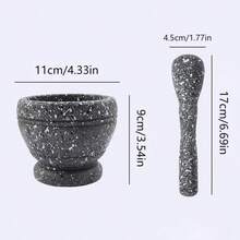 1 件手动香草研磨机/研磨器,可选木纹/花岗岩纹理,手动塑料大蒜研磨机,香料香草研磨套装,大蒜研磨机,研磨碗,厨房工具,便携式手持式家用香料研磨机,用于粉碎大蒜,辣椒和香料,厨房研磨工具,带有纹理设计,非常适合研磨香草,香料,辣椒和大蒜。 - 彩色 - 查看 14
