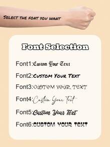 1-20Pcs Custom Temporary Tattoos With YOUR Words Or Phrase, Customize Your Own Tattoo Sticker, Personalized Tattoos, Fake Tattoos, Quote Tattoos, Phrase Tattoos, Word Tattoos 4-10cm Long, Due To The FONT And LENGTH Of The Text,Multi-Functional,Ornamental,Letter,Solid Color,Exquisite,Stylish,Vintage,Modern,Colorful,Leisure,Basics,Casual,Soft,Unique,Customized,Personalized,Custom,Ideal Gifts For Her,Girlfriend,Her,Boyfriend,Friends