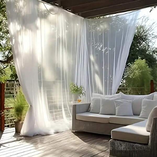 شبكة متعددة الاستخدامات للأماكن الخارجية، مناسبة للحدائق والشرفات - شبكة حريرية 95 * 157 ، مثالية للأرصفة والشرفات