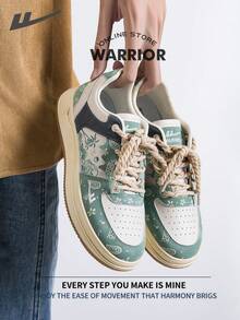 Warrior Women's Shoes Spring And SummerLightweight Comfortable Breathable Modest Style Casual Yet Sleek Sneakers Applicable Throughout The Year Wear-Resisting All-Day Wear Training Sneakers Running Shoes Couple Casual Shoes