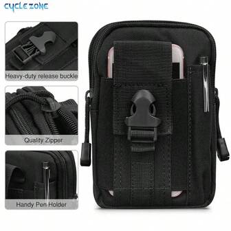 Cycle Zone Durable Phone Belt Bag Tactical Waist Pack Camo Outdoor Sports Running Fanny Pack Multifunctional Storage Pouch