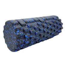 High Density EPP Foam Yoga Roller For Deep Tissue Muscle Massage Black 3D Massage Zones For Full Body Relief Odor-Resistant Design Full Body Roller